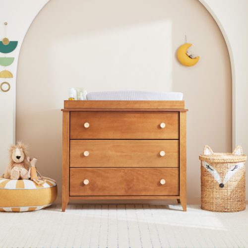 GUS - Brown Polish Finish Changing Table & Dresser