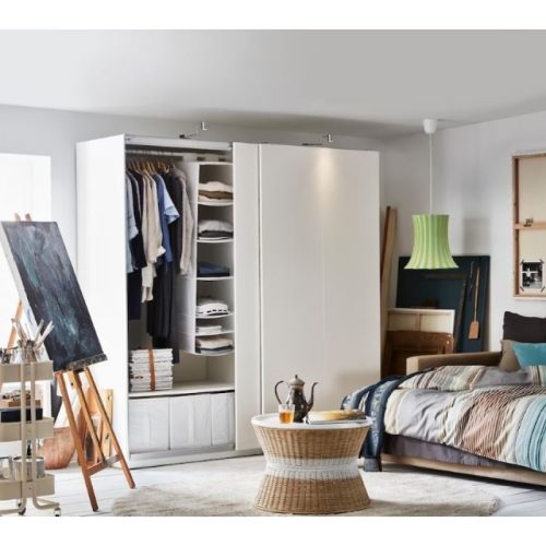 CAM - White Sliding Door Wardrobe