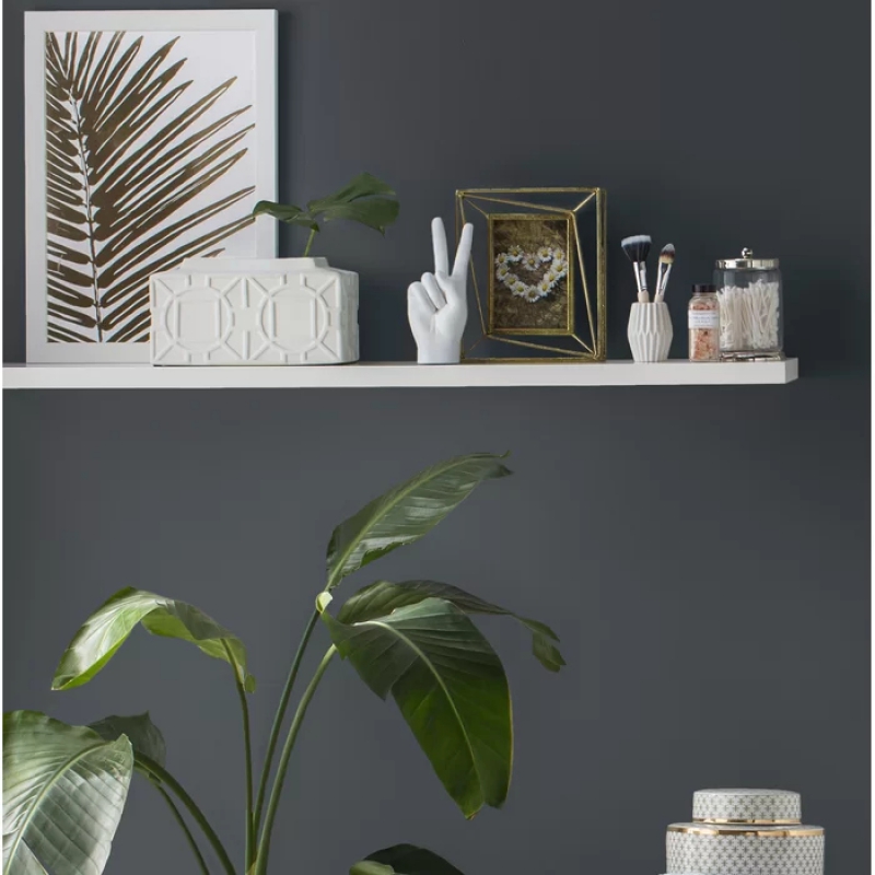 JESPER - White Single Floating Shelf