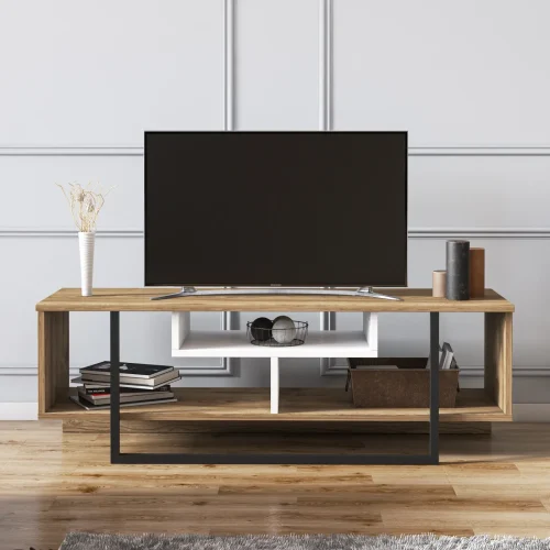 DEANDA - Metal Leg TV Stand