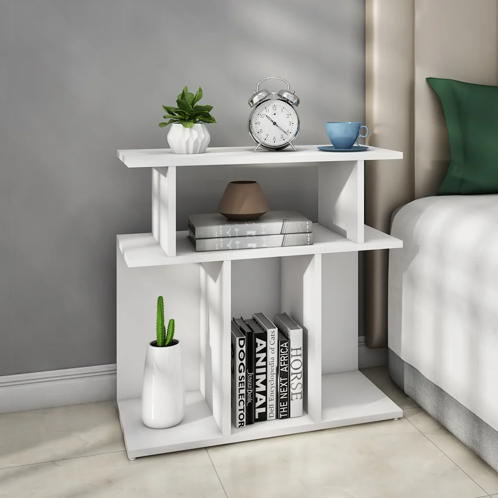 VINIC - Side Storage Table White