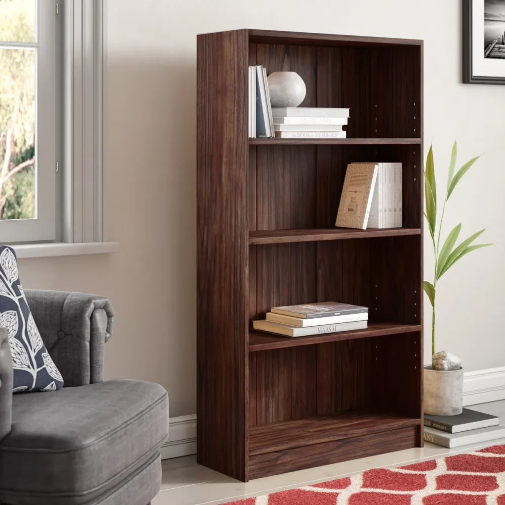 MORGHAN - Mid Century Style Four Tire Bookcase