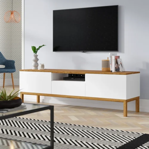 KENNE - Mid Century Inspired TV Console