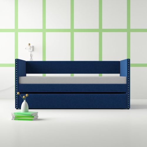 SAPHI - Sapphire Blue Daybed With Trundle
