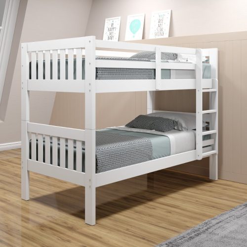 HAMMOCK - White Classic Twin Over Twin Bunk Bed