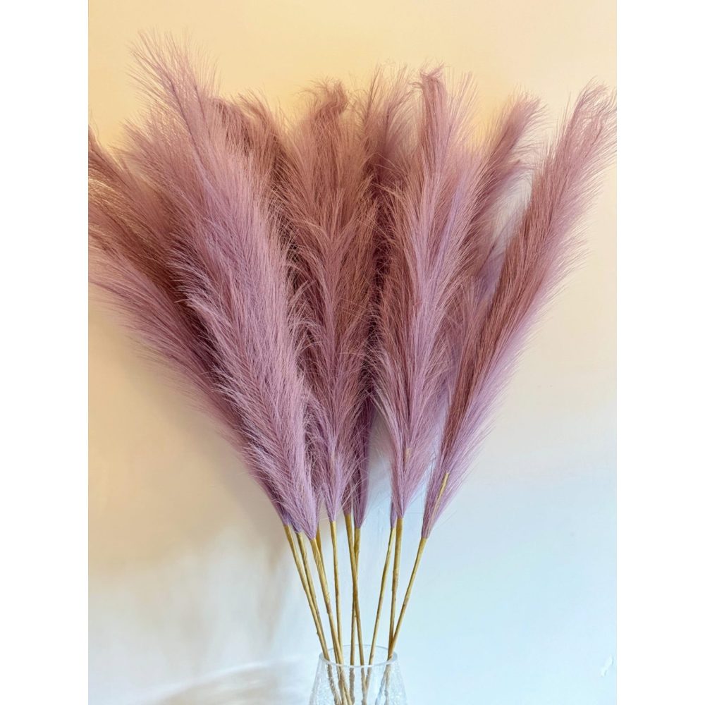 PAMPAS GRASS - Decorative Artificial Feather Stem