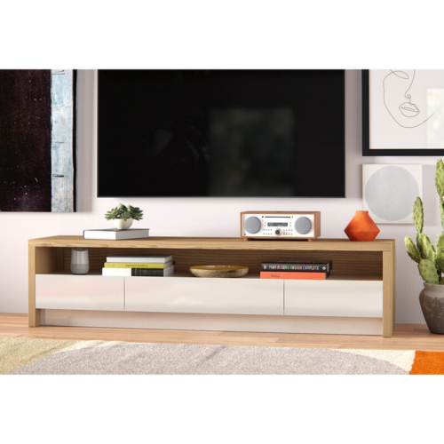 MOONSOON - Media Display TV Stand with Storage Cabins