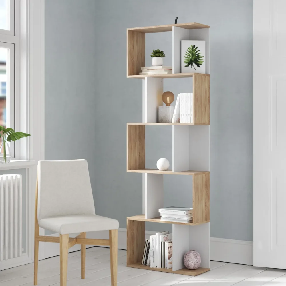 CATHRYN - Five Tier Shelves Bookcase