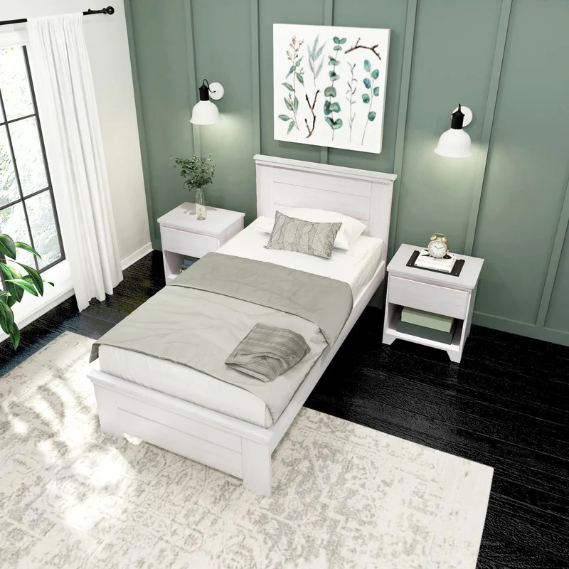 OHEA - Platform Teen Bed in White