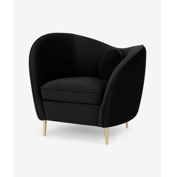 RAVE - Curved Accent Arm Chair