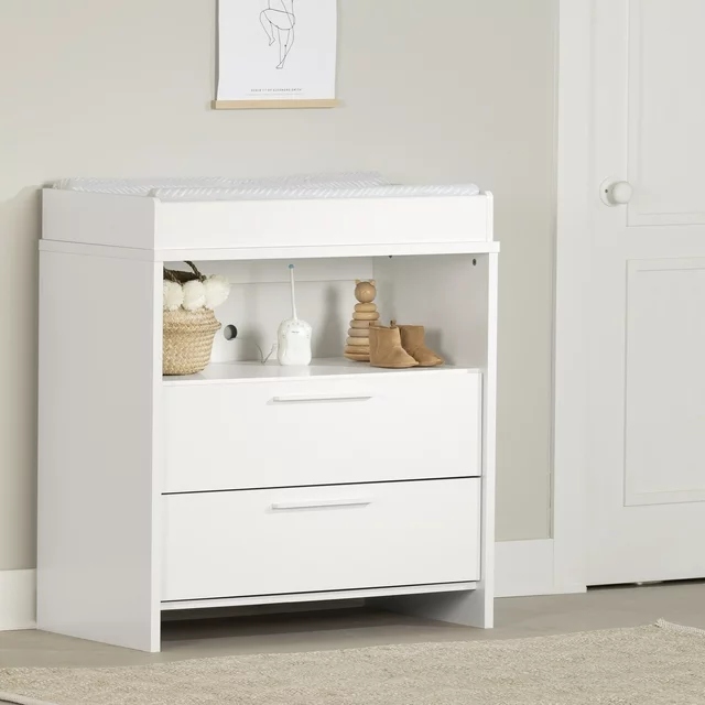 YUHEB - White Contemporary Style Changing Table