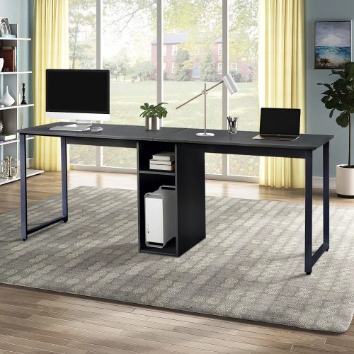 VIDE - Black Side-by- Side Manager Table