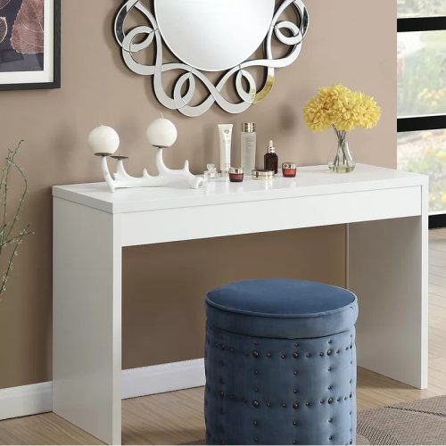 ANAIS - White High Gloss Finish Console Table