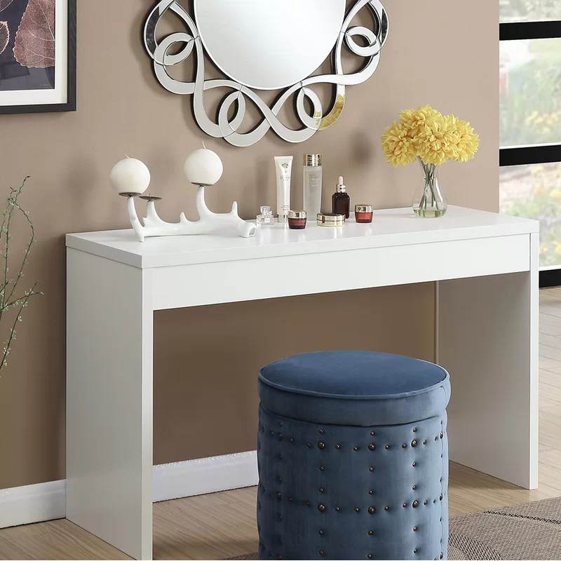 ANAIS - White High Gloss Finish Console Table