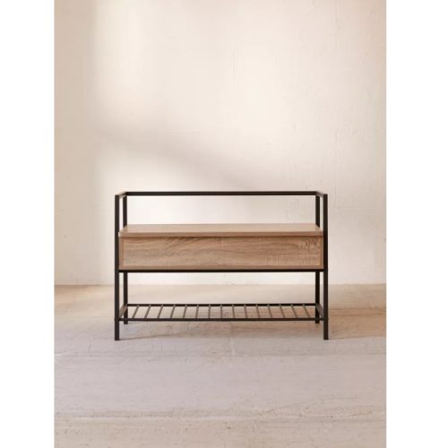 BIJAN - Industrial Style Storage Bench