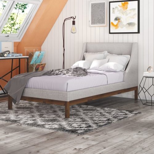 GRRAY- Tufted Detailed Teens Bed