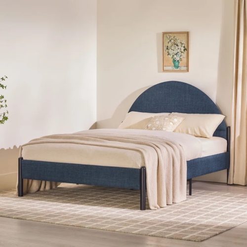 JEA - Queen Size Bed in Denim Blue
