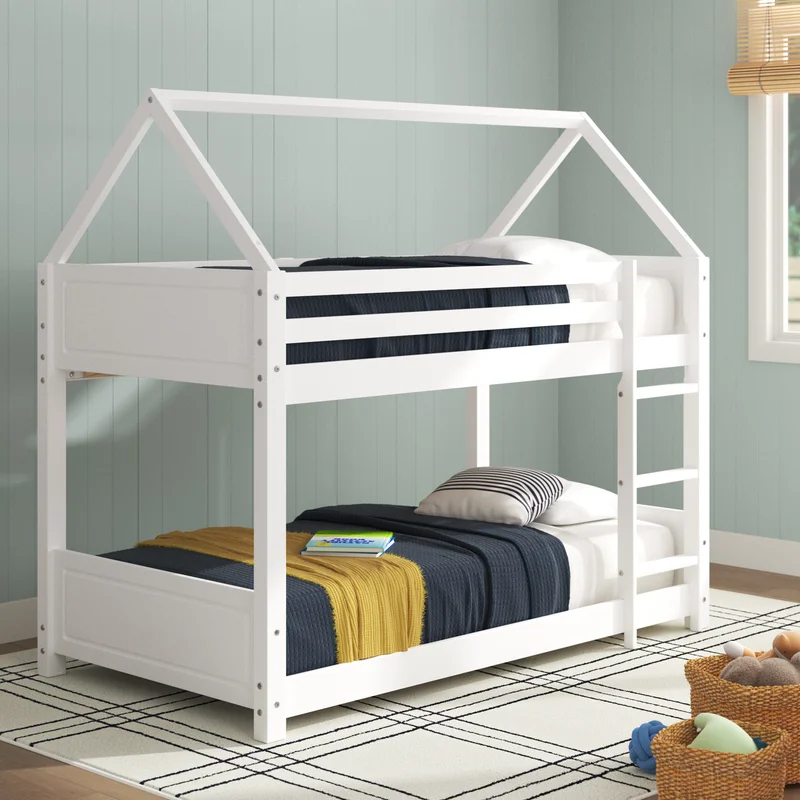 ALVIN - Slope Frame Twin Bunk Bed