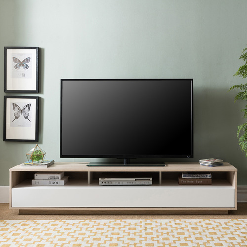 MATEO - Open Shelf Storage TV Stand
