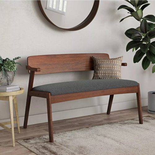 GRAWY - Arm Bench Walnut Brown