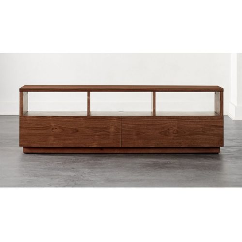 EVENSON - Walnut Brown Media Display TV Console