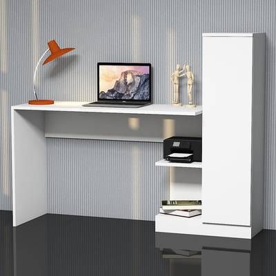 KOLAE - Writing desk with Storage Cupboard