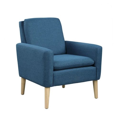 ELSA - Blue & Oak Classic Sofa Armchair