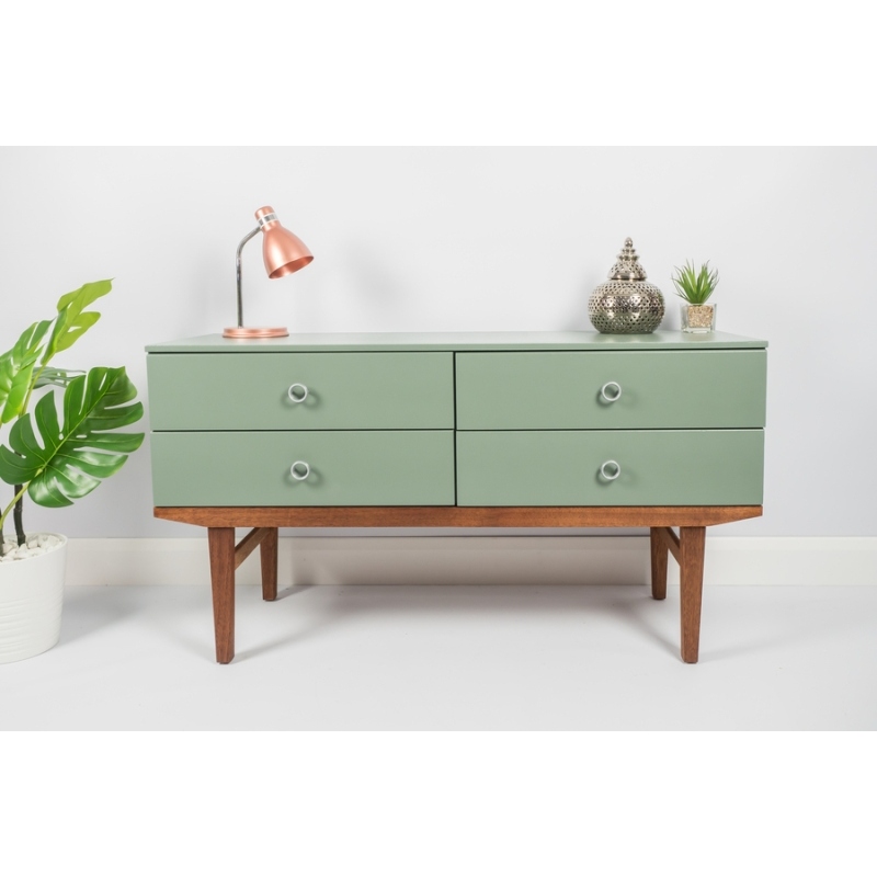 FABIAN - Mint Green Mid Century Style Side Board