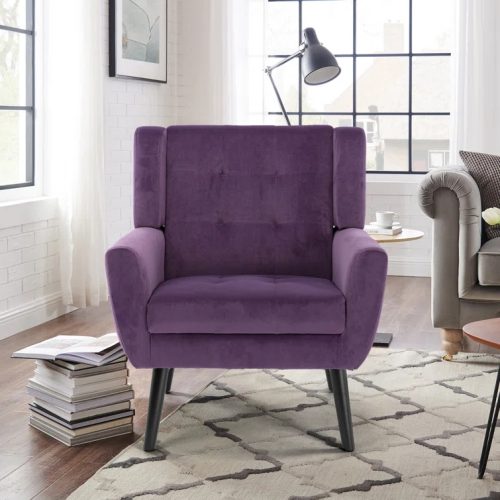 VIOLET - Luxurious Purple Sofa Armchair
