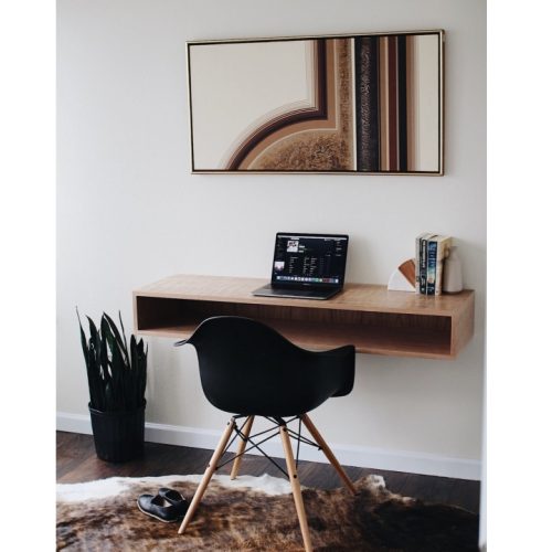 ASIMINA - Open Shelf Floating Desk