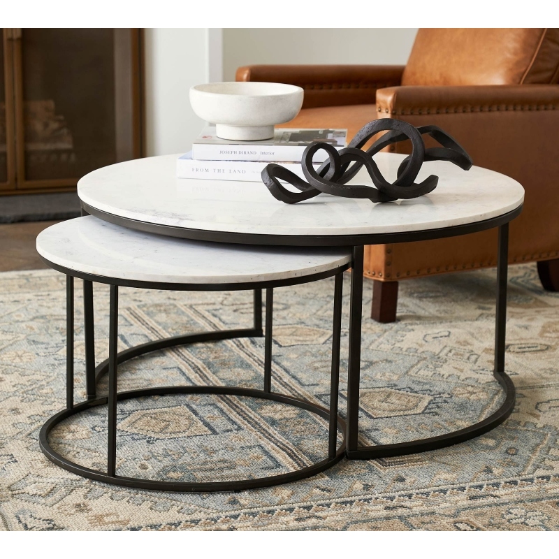 RUSLAN - 2 Piece Nesting Tables