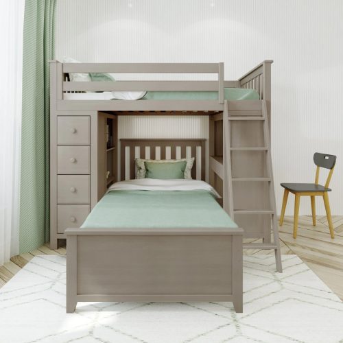 ARIAL - L-Shape Bunk Bed with Storage Drawers