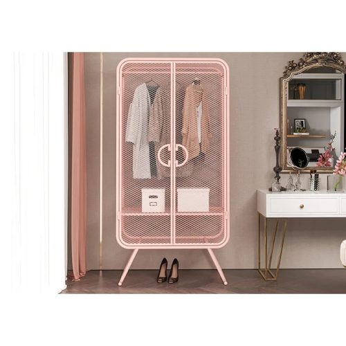 ARNAV - Two Door Metal Iron Wardrobe