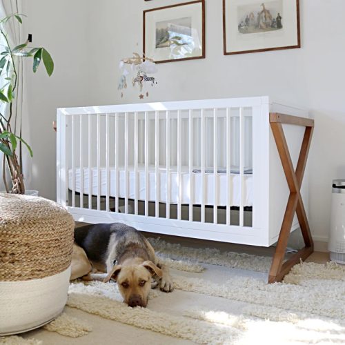 ESKA - Baby Crib With X Shaped Legs