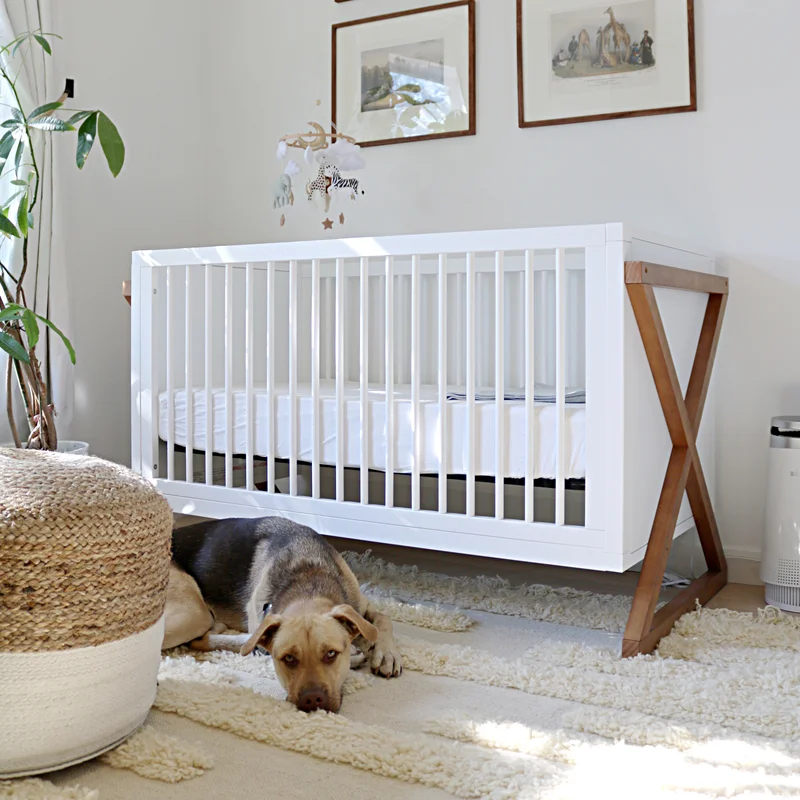 ESKA - Baby Crib With X Shaped Legs