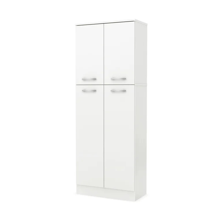 LUTIN - Four Door Kitchen Storage Cabinet White