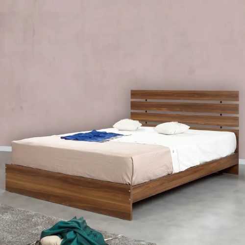 HAMIT - Brown Classic Style Queen size bed