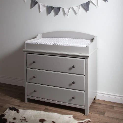 ELINE - Dark Grey Stash Changing Table