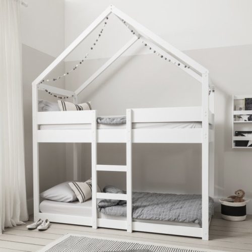 NOORI - White Hut Shaped Bunk Bed
