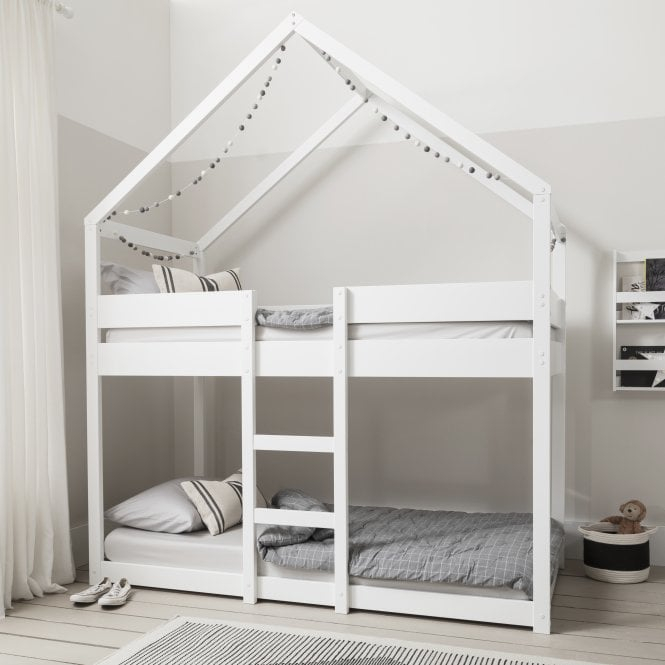 NOORI - White Hut Shaped Bunk Bed