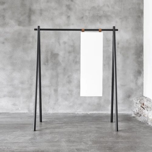 PAYAM - Black Wooden Cloth Hanging Rack