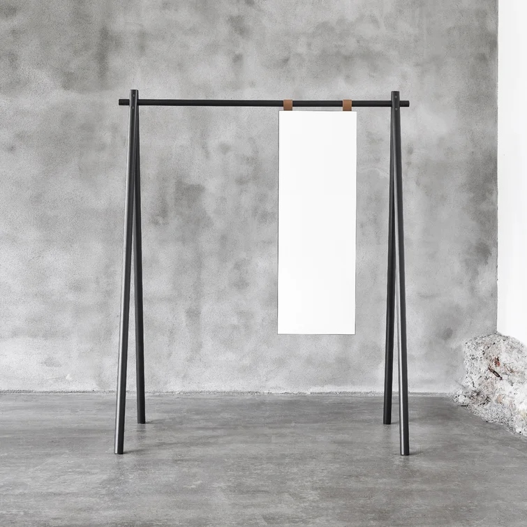 PAYAM - Black Wooden Cloth Hanging Rack