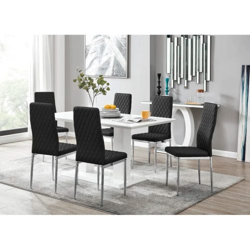 RADIN - Six Seater Dining Table Set