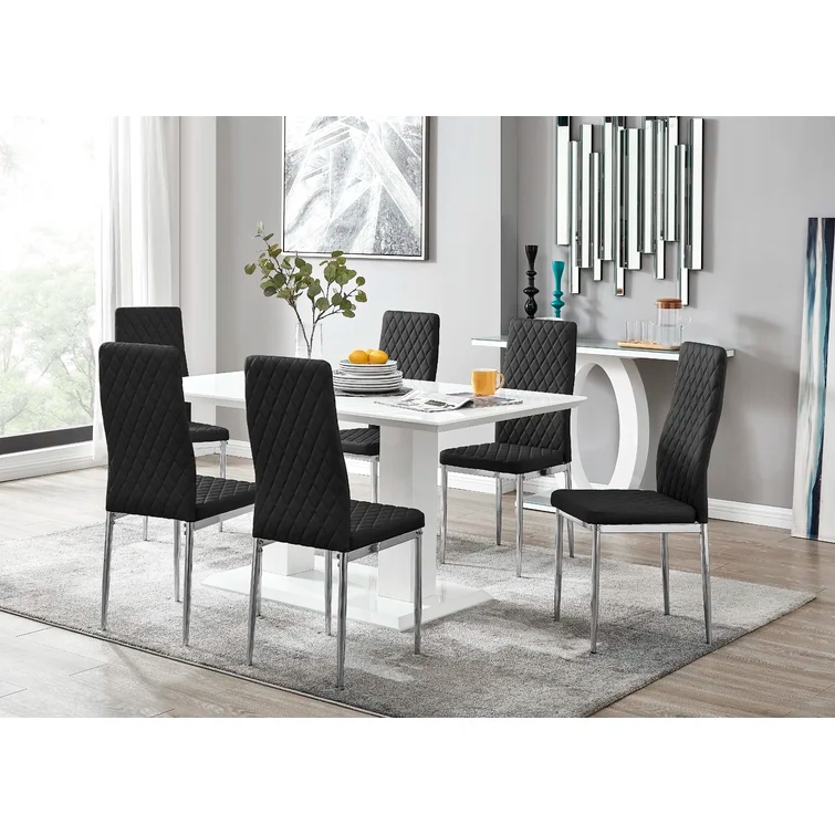 RADIN - Six Seater Dining Table Set