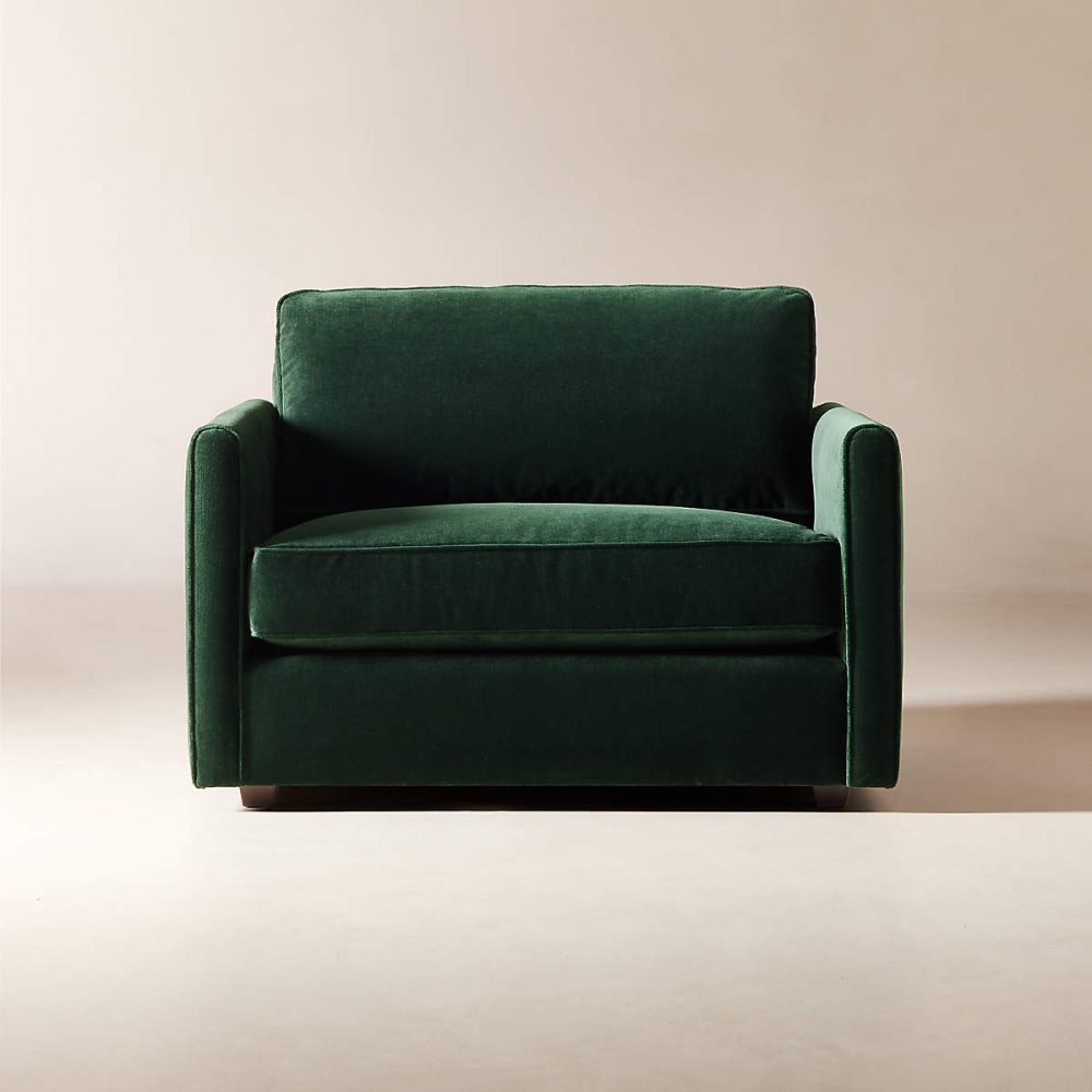 LEVI - Elegant Green Sofa Arm Chair