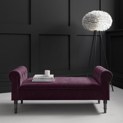 HELIOS - Purple Ottoman Bench