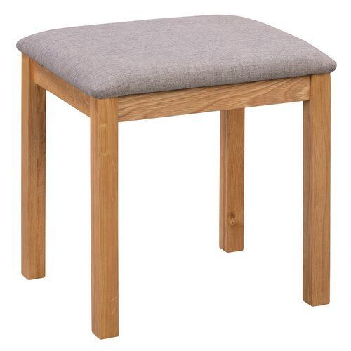 PIPER - Classic Grey Vanity Stool