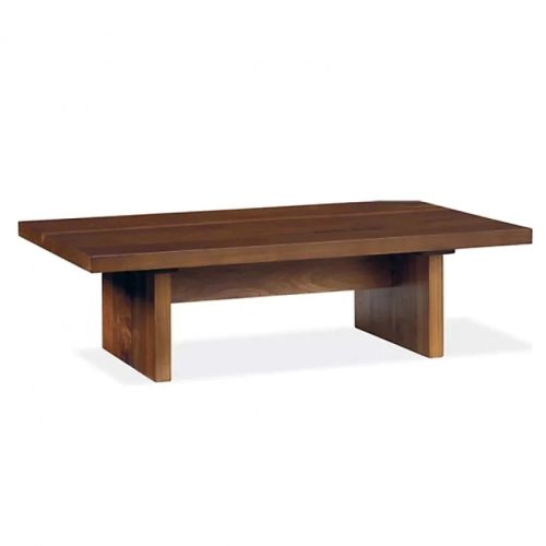 KAFE - Walnut Brown Traditional Coffee Table