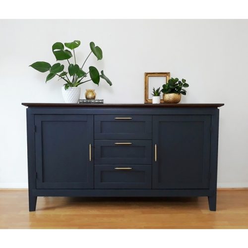 MAURO - Navy Blue Side Board