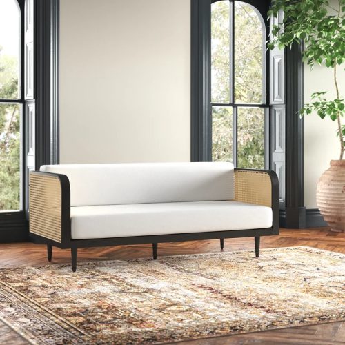 LYTA - Day Bed with Cane Worked Side Panels